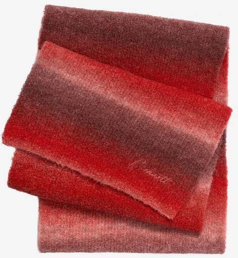 Tony Scarf in Tony Stripe Jacquard, Palisander / Glassy Pink