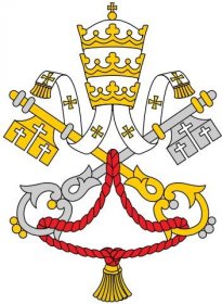 Soubor:Emblem of the Holy See usual.svg – Wikipedie