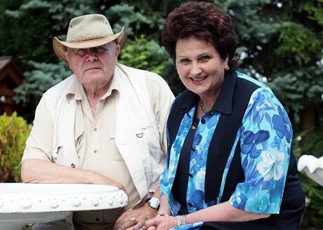 Helena Fibingerová s manželem Jaroslavem Šmídem