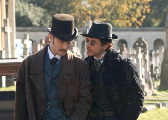 Sherlock Holmes - Z filmu - Jude Law, Robert Downey Jr.
