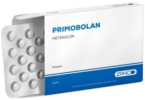 Primobolan (Methenolone Acetate) ZPHC 50 mg — front box of 100 tablets