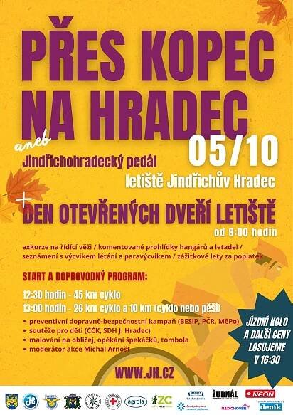 Účastníci podzimního Pedálu se sejdou na jindřichohradeckém letišti
