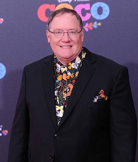 John Lasseter stood on the red carpet at the premier of Disney's 'Coco'