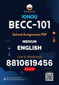 IGNOU BECC-101 - Introductory Microeconomics, Latest Solved Assignment-July 2023 - January 2024