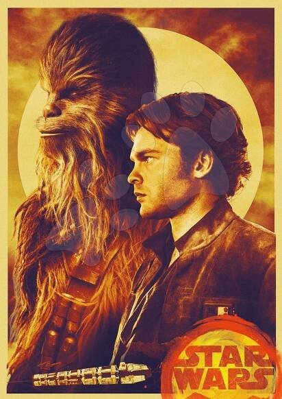 Puzzle 500 dílků - Puzzle Han Solo, A history of Star Wars Educa 500 dílků a Fix lepidlo od 11 let