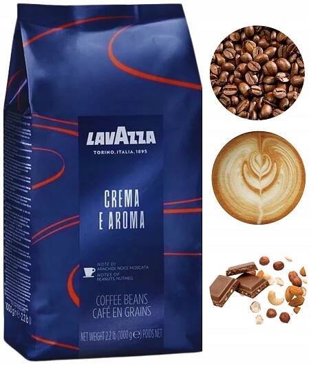 Lavazza Crema E Aroma Espresso středně pražená káva 1 kg