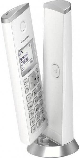 Panasonic KX-TGK210 bezdrátový pevný telefon (blokování nežádoucích hovorů, polyfonní vyzváněcí tóny, 1,5" LCD displej, režim ECO), bílá - Značkový obchod Panasonic