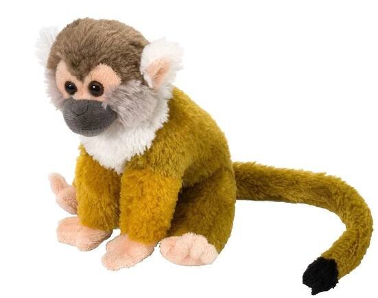 Produktbild von Wild Republic 11912 Plüsch Totenkopfäffchen Cuddlekins Kuscheltier, Plüschtier, 20cm