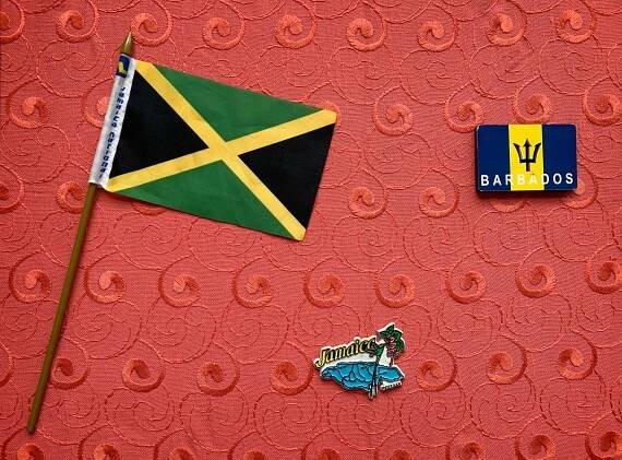  “This is a Jamaican flag, and Barbados and Jamaica magnets.  They belong to my grandparents.  They are precious because they are from their countries and they don’t visit them as much.  They keep them as memories.”   Jaime, aged 
