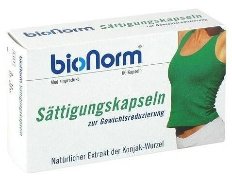 BIONORM Sättigungskapseln Konjak
