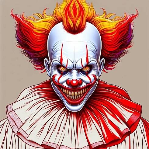 Jak namalovat Pennywise: Děsivý klaun krok za krokem! 2