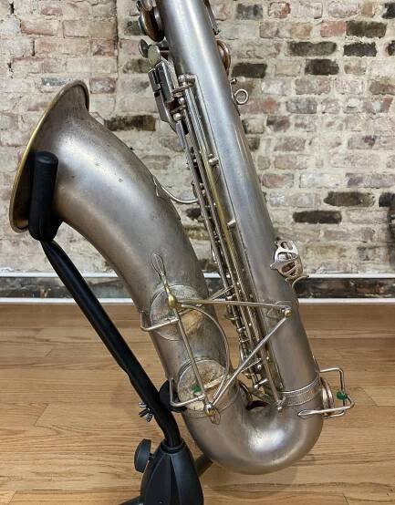 Selmer Jazz Legend Steve Grossman's Selmer Cigar Cutter Tenor Silver Plated!