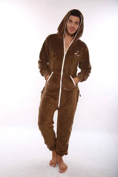 Dospělé dupačky Skippy teddy brown