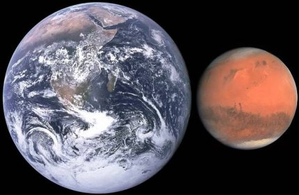 Zemi a Mars tvoří převážně materiál vnitřní části Sluneční soustavy | 100+1 zahraniční zajímavost