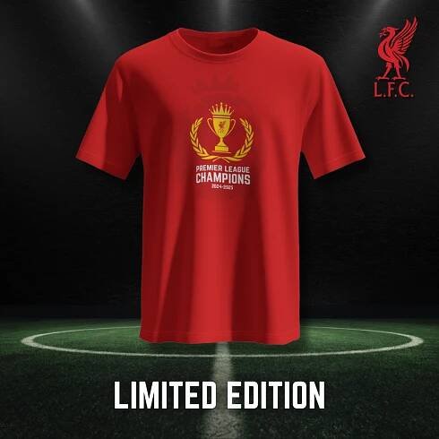 SOLD OUT: Limited Edition 24/25 LFC PL Champions Shirt Fan Art #7