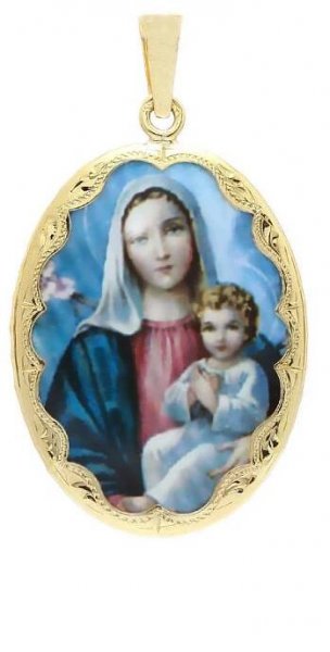 Medailon Madony s dítětem