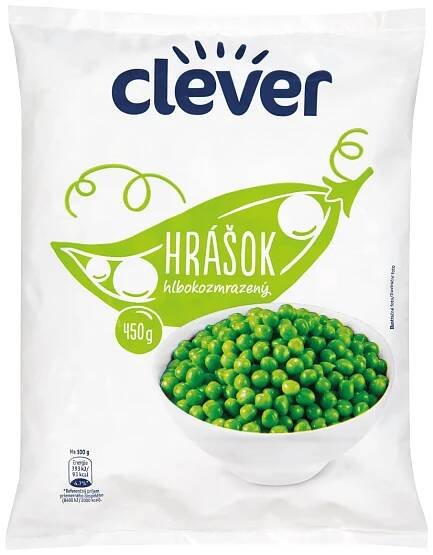 Hrášek mražený Clever levně | Kupi.cz