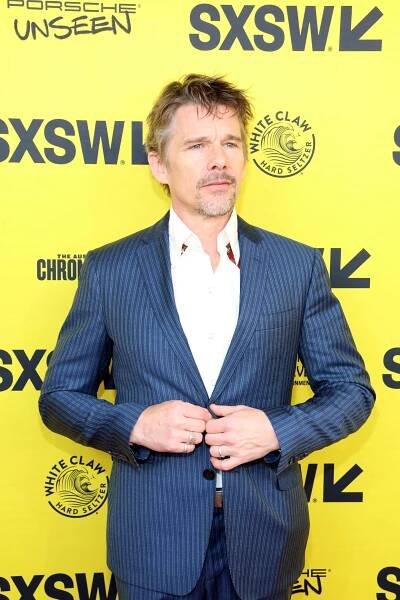 Ethan Hawke at an event for The Last Movie Stars (2022)