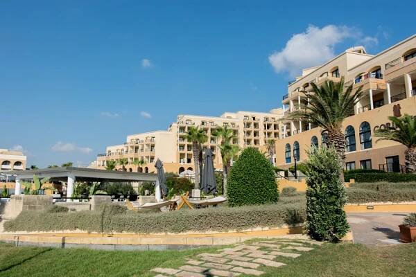 hotel grounds at Corinthia Hotel St. George's Bay Malta