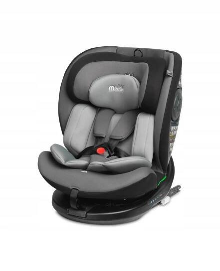 Autosedačka I-SIZE Mokki s isofixem (40-150), šedá