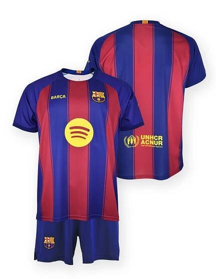 FC Barcelona set detský - dres + kraťasy (2025-2026) domáci - oficiálna replika