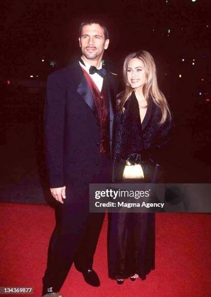 Lorenzo Lamas and wife Shauna Sand Lamas during 26th Annual Nosotros Golden Eagle Awards at Los Angeles in Los Angeles, CA, United States.