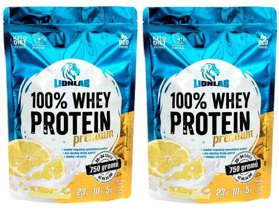 Lionlab 100 % Whey Protein 750 g - 1+1