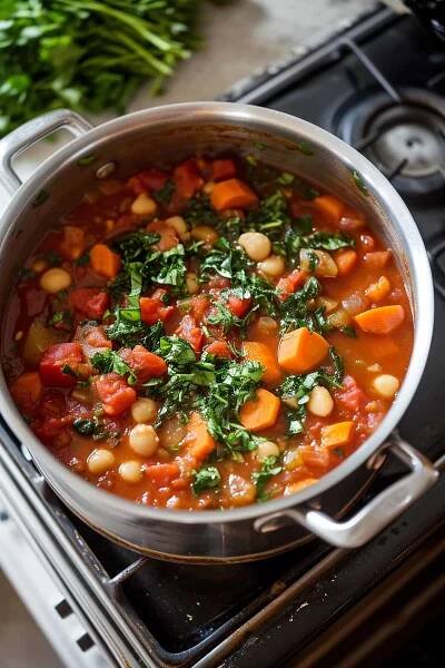 Hearty white bean minestrone is a veggie loaded warming spin on the Italian classic. This soup is full of veggies and protein to keep winter colds at bay and it's got a depth of flavour from pancetta and cavolo nero. A nod to classic Italian ingredients. 