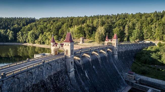 DJI_0160 copy - Přehrada Les Království, bývalá samota Tešnov