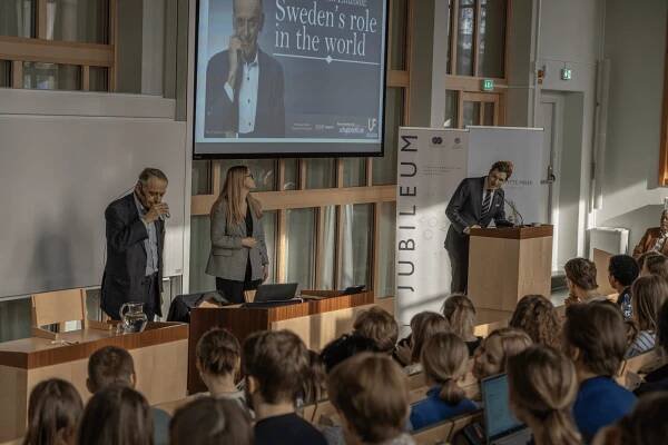 Lecture with Jan Eliasson – UF Uppsala