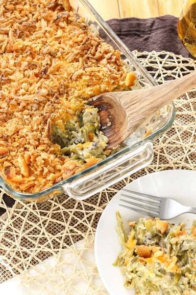 The BEST Green Bean Casserole - Strawberry Blondie Kitchen