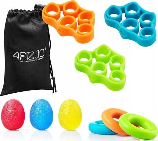 4FIZJO Set pomůcek na trénink ruky 9 ks od 231 Kč