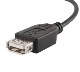 PremiumCord USB A 2.0 (F) - Micro USB B 2.0 (M), 0,2m OTG USB propojovací kabel