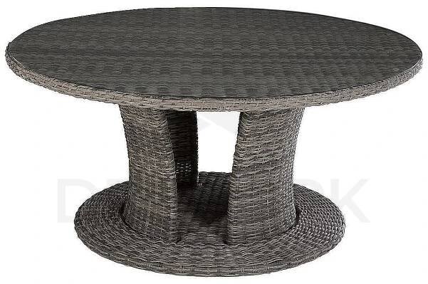 DEOKORK Ratanový stůl jídelní BORNEO LUXURY 160 cm šedá od 33 990 Kč - Heureka.cz