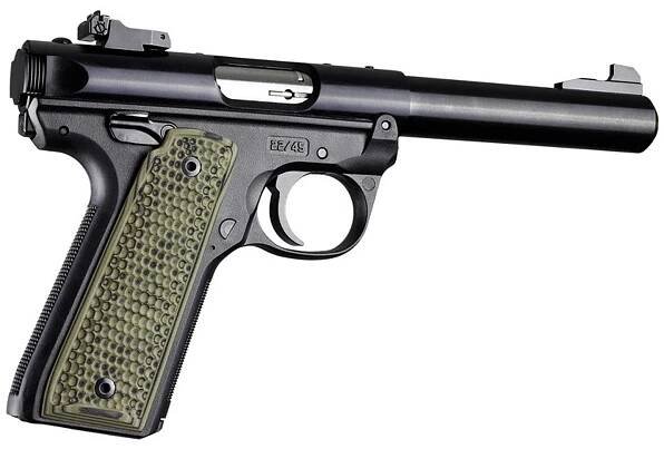 Střenky Hogue Ruger 22/45 MK IV Piranha G10 zelená