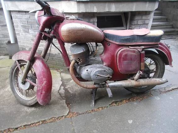 Jawa 250/559 AUTOMATIC,1966,po 1.majiteli,trvale vyřazená,pěkný nález