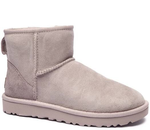 Kůžoné sněhule Classic Mini II UGG | Levandulová s příměsí vlny 1016222