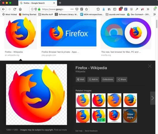 Suchergebnisse für einen Suchbegriff auf Google Bilder