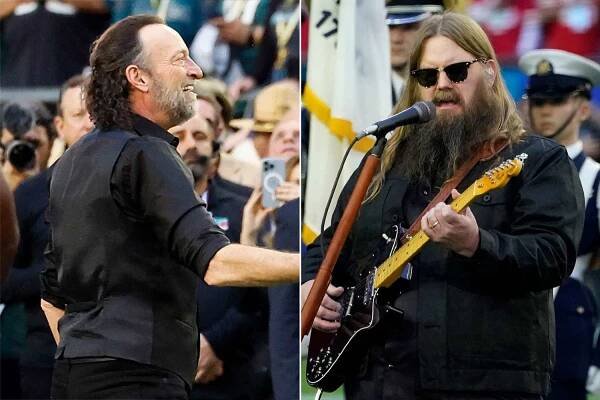 Watch Chris Stapleton and 'Coda' star Troy Kotsur perform Super Bowl national anthem