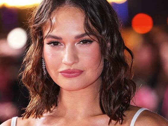 Lily James Made This Lingerie "Faux Pas" Look So Chic on the Red Carpet