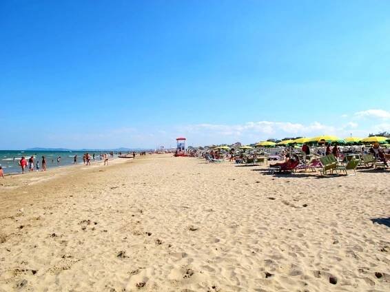 Cattolica, pláž