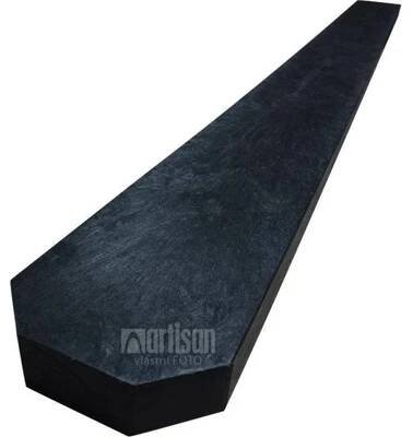 Plastové plotovky Transform tříhranné 78x21x1000, černé - recyklát od 82 Kč - Heureka.cz