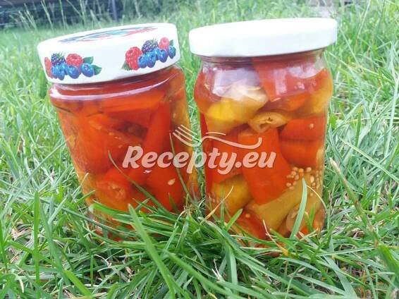 ᐉ Nakládané chilli papričky ve sladkokyselém nálevu - recepty.eu