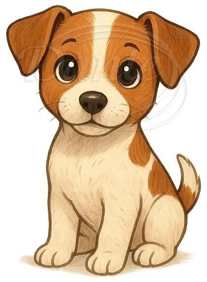 Nažehlovačka štěně Jack russell
