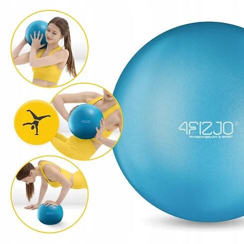 REHABILITAČNÍ PILATESOVÝ MÍČ MALÝ NAFUKOVACÍ MĚKKÝ FITNESS JÓGA 22 CM Značka 4FIZJO