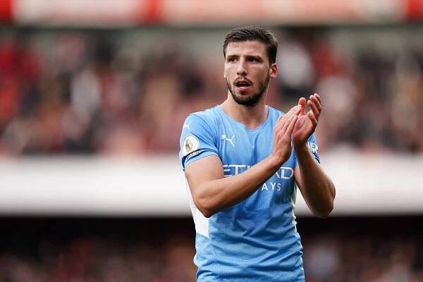 Manchester City suffer injury blow with Ruben Dias facing six weeks out