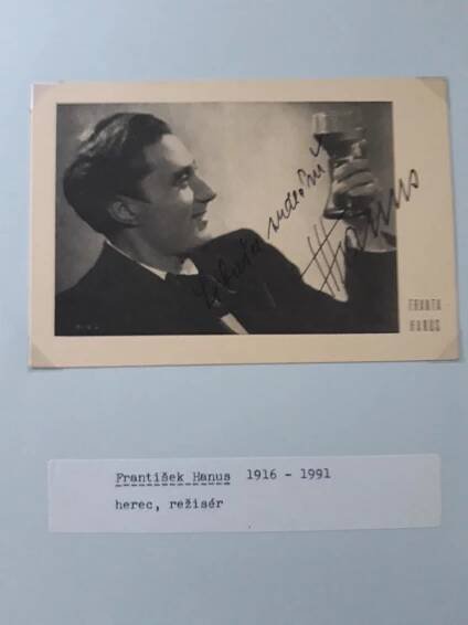 Autogram - František Hanus