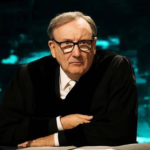 Rainer Bock als Richter im ersten Frankfurter Auschwitzprozess.