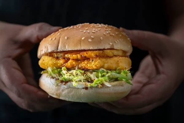Chicken Burger with a Twist
