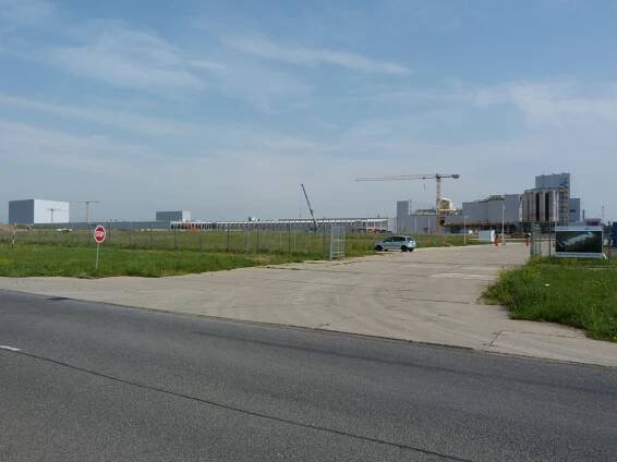 Stav průmyslové zóny v roce 2022 - Průmyslová zóna Triangle